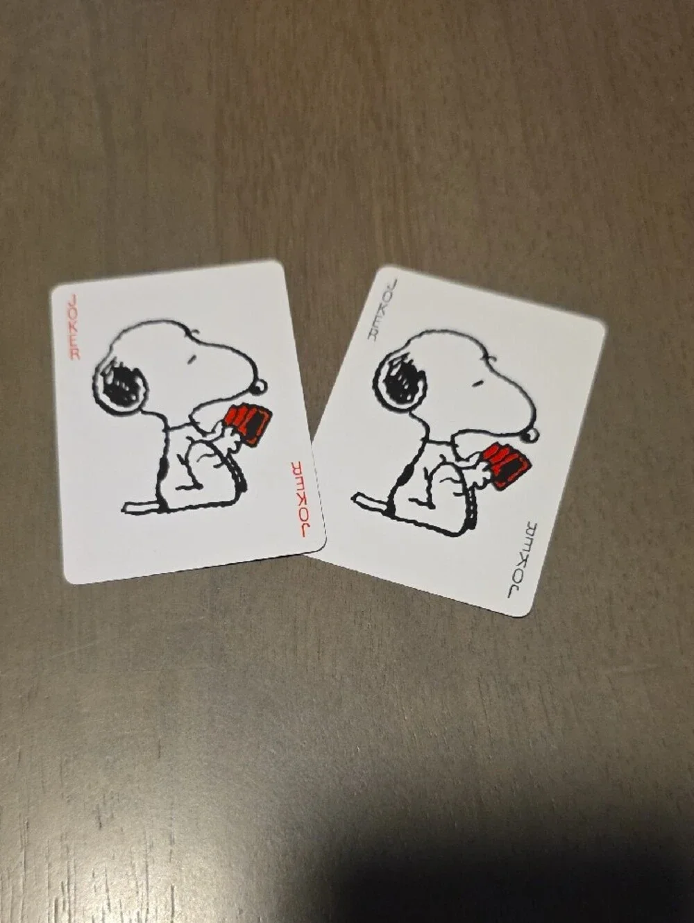 Peanuts Playing Cards - Red, Black, White